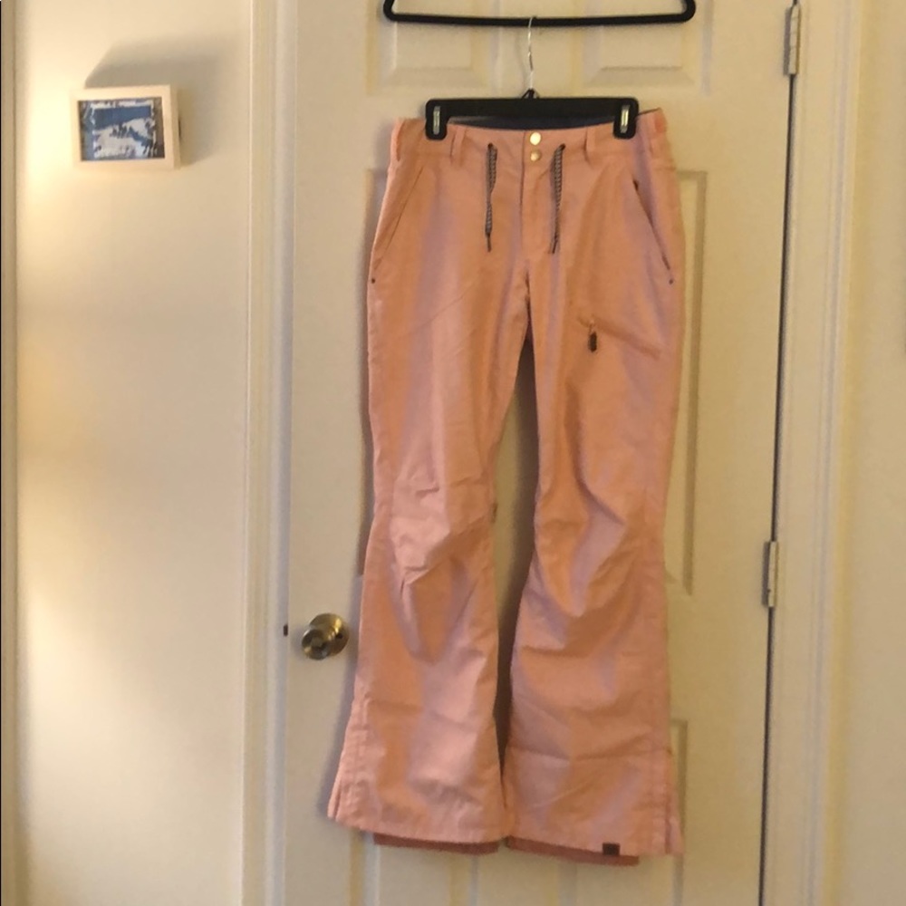 Women’s Roxy Waterproof Snow Pants - Powder Pink